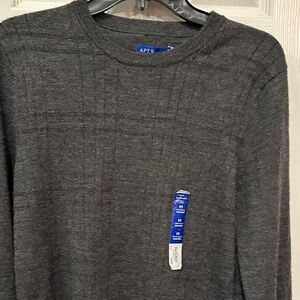 Apt. 9 Men's Charcoal Crewneck Sweater